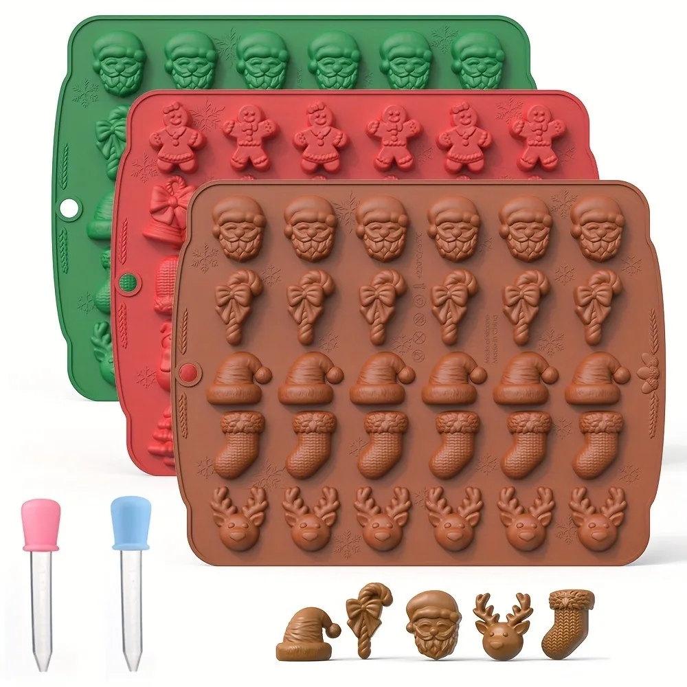 Garden Gloves - Weihnachten Silikon Schokolade Form Lebkuchen Mann
