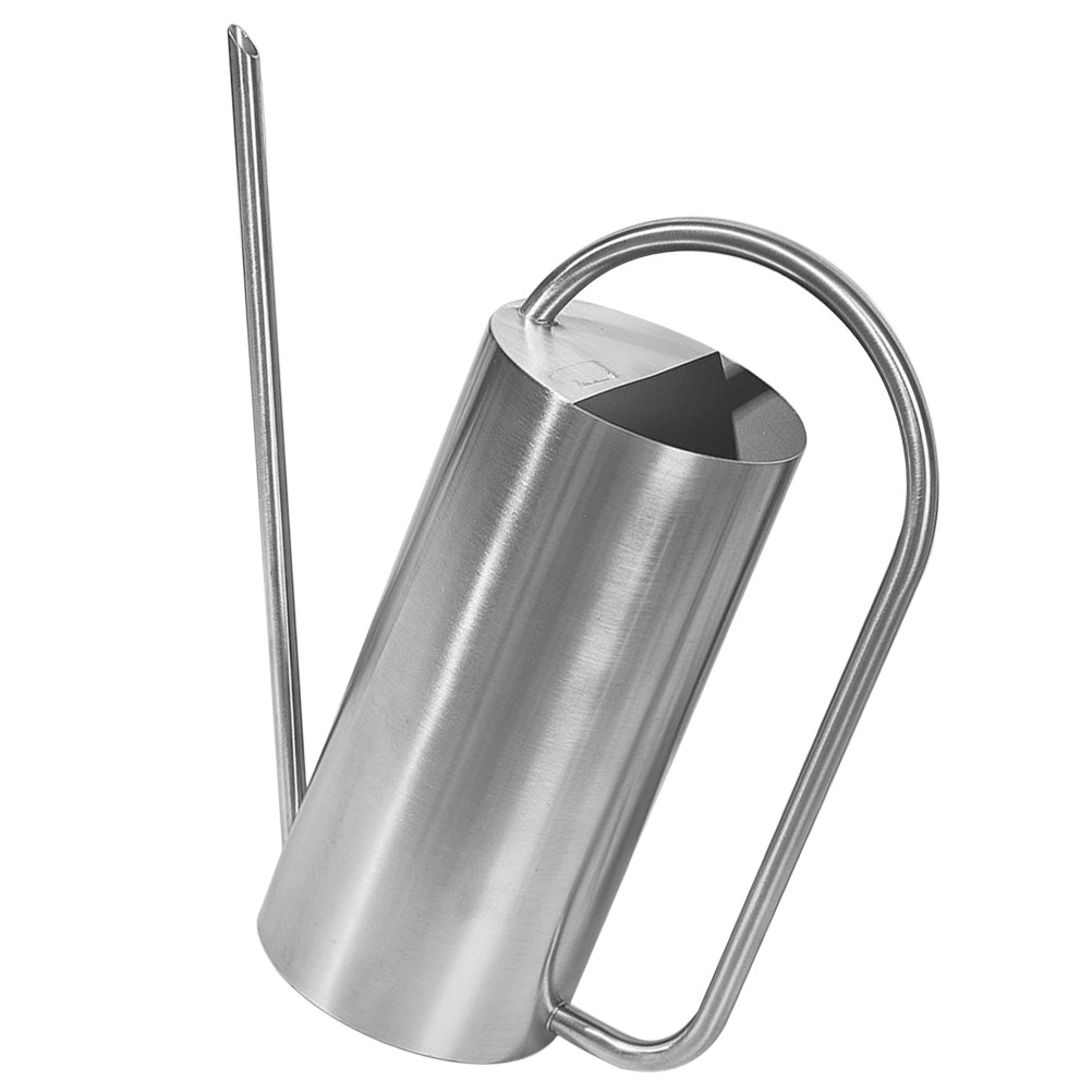 Watering Can - Vintage-Gießkanne aus Edelstahl, großes Fassungsvermögen, langer