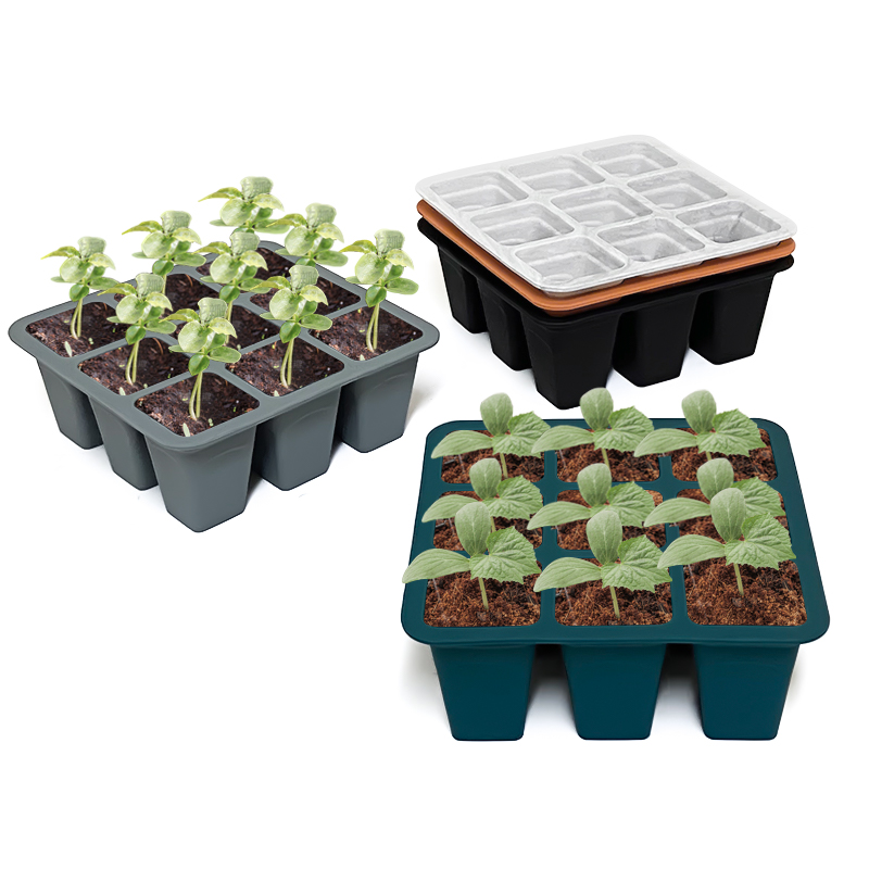 9-Zellen-Silikon-Gemüsesaatgut – Seed Starter Tray Bewertung und Preis