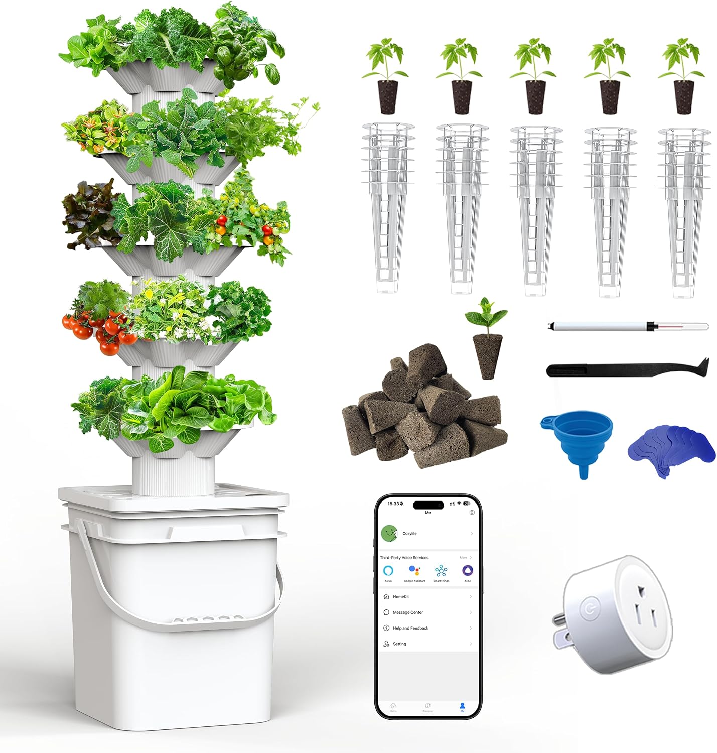 Hydroponisches Anbausystem-Set – Hydroponic Kit Bewertung und Preis