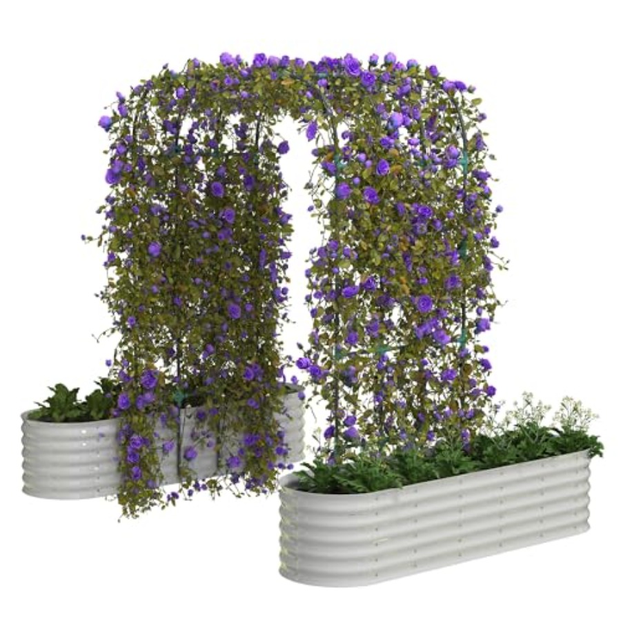 96 cm Hohes Verzinktes Hochbee – Raised Garden Bed Bewertung und Preis