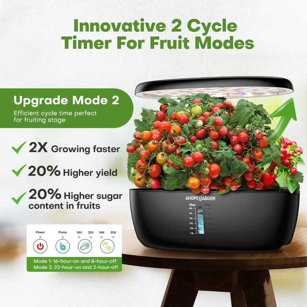 12-Pod Hydroponischer Garten m – Hydroponic Kit Bewertung und Preis