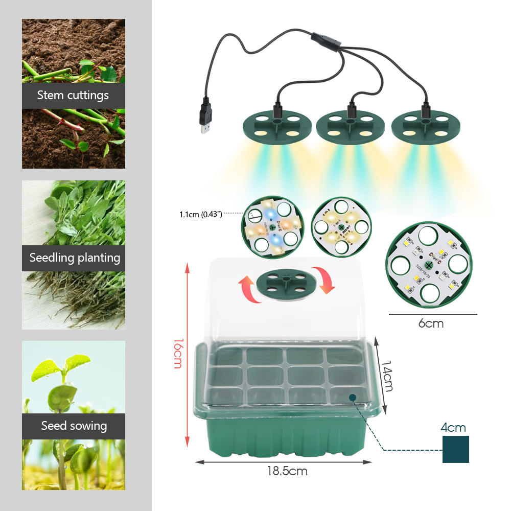 LED-Kindergartentöpfe mit Wach – Grow Light Led Bewertung und Preis