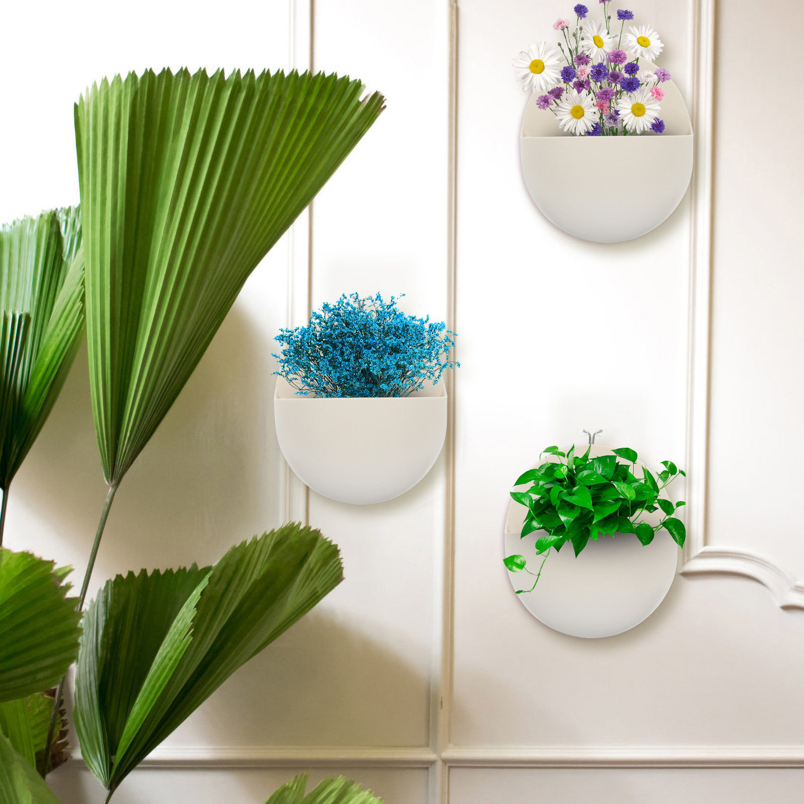 4 Stück Balkon-Blumentöpfe, Ku – Vertical Planter Bewertung und Preis