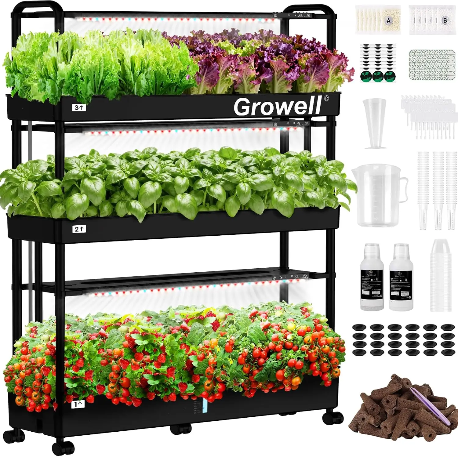 Großes Hydroponisches Anbausys – Hydroponic Kit Bewertung und Preis