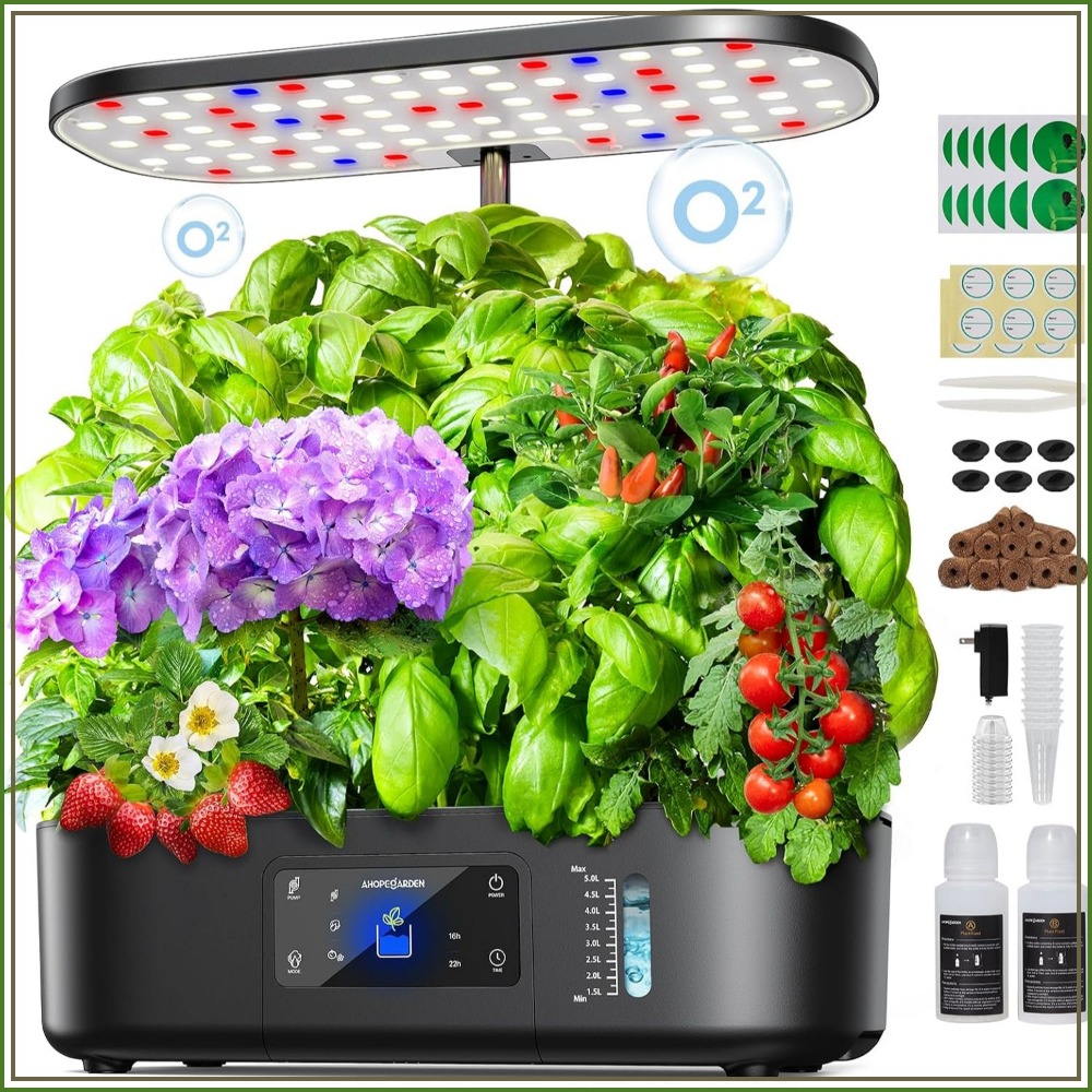 12-Pod Indoor-Hydroponik-Garte – Indoor Herb Garden Bewertung und Preis